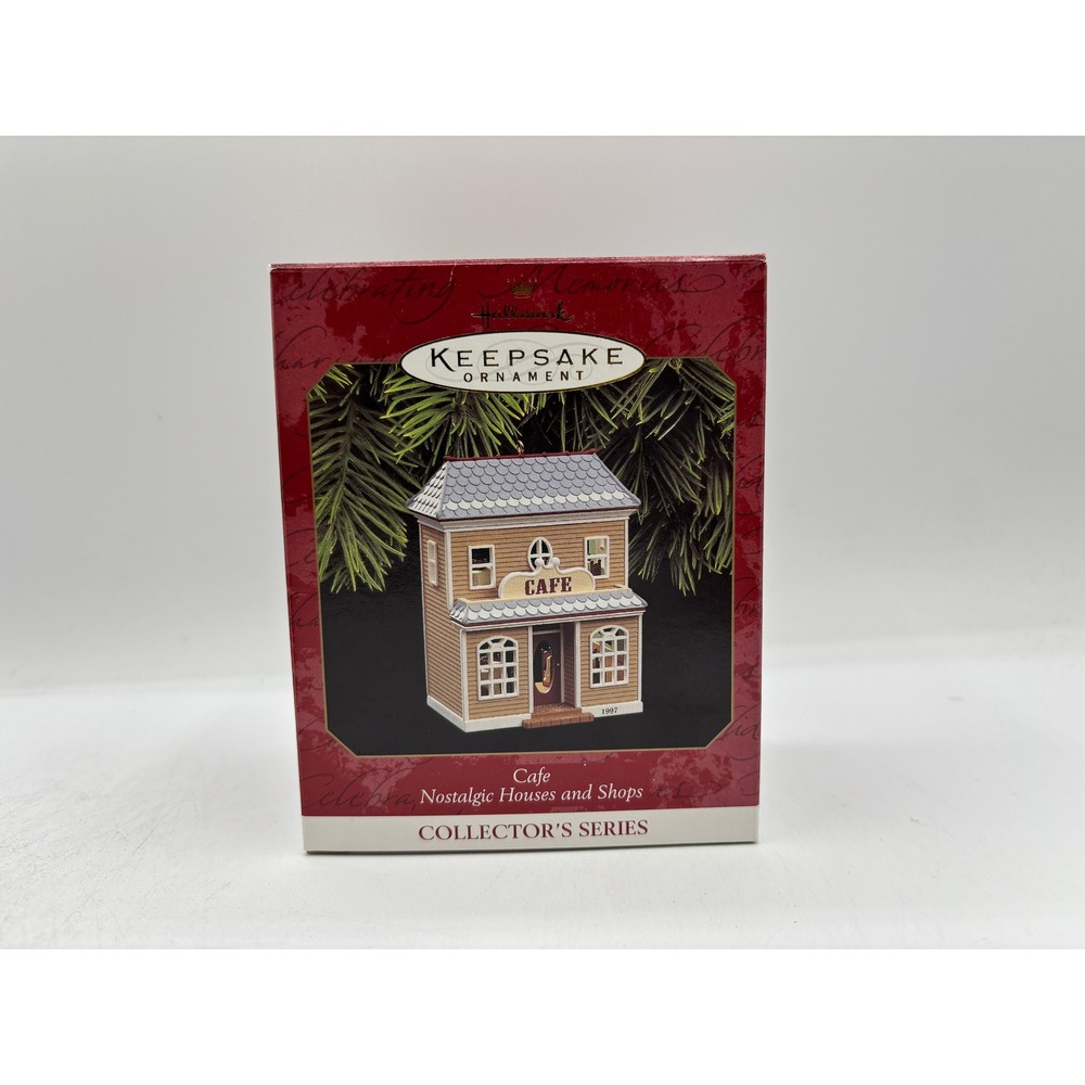 Hallmark Keepsake Ornament 1997 Vintage Café 14th in Nostalgic Houses & Shops - Picture 9 of 12
